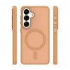 iLike Mag Matt custodia per Samsung Galaxy A16 4G / A16 5G / A17 4G / A17 5G con ampio foro per la fotocamera, marrone