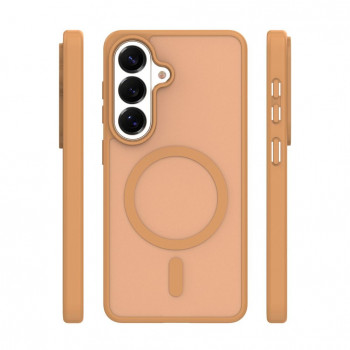 iLike Mag Matt custodia per Samsung Galaxy A16 4G / A16 5G / A17 4G / A17 5G con ampio foro per la fotocamera, marrone