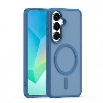 iLike Mag Matt custodia per Samsung Galaxy A16 4G / A16 5G / A17 4G / A17 5G con ampio foro per la fotocamera, blu scuro