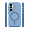 iLike Mag Matt custodia per Samsung Galaxy A16 4G / A16 5G / A17 4G / A17 5G con ampio foro per la fotocamera, blu scuro
