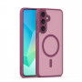 iLike Mag Matt custodia per Samsung Galaxy A16 4G / A16 5G / A17 4G / A17 5G con ampio foro per la fotocamera, bordeaux