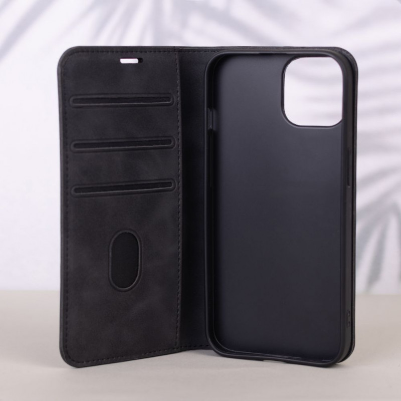 TFO Smart Suede custodia per iPhone 17 Pro Max 6,9 / iPhone 18 Pro Max 6,9, nera