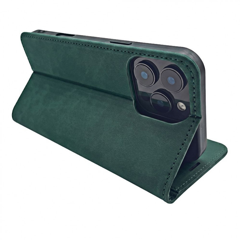 TFO Smart Suede custodia per iPhone 17 Pro Max 6,9 / iPhone 18 Pro Max 6,9, verde