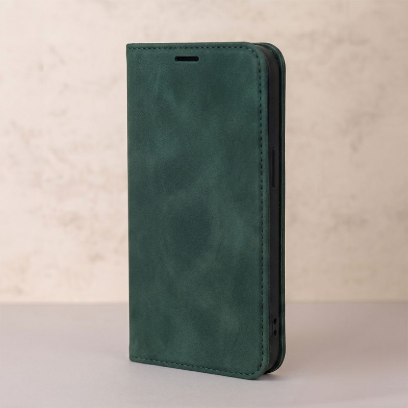 TFO Smart Suede custodia per iPhone 17 Pro Max 6,9 / iPhone 18 Pro Max 6,9, verde