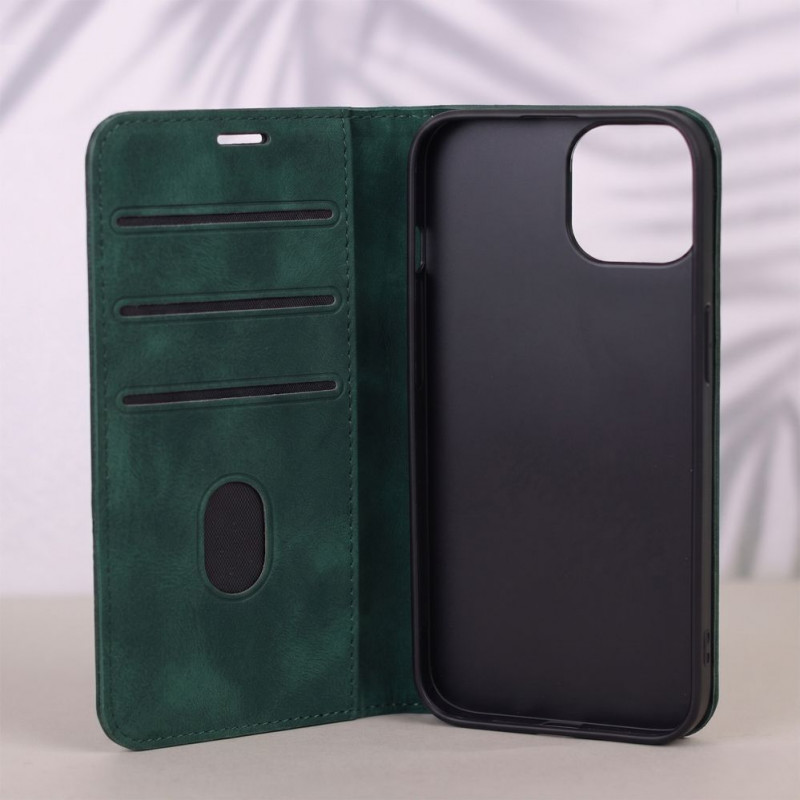 TFO Smart Suede custodia per iPhone 17 Pro Max 6,9 / iPhone 18 Pro Max 6,9, verde