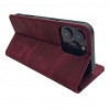 TFO Smart Suede custodia per iPhone 17 Pro 6,3 / iPhone 18 Pro 6,3, bordeaux