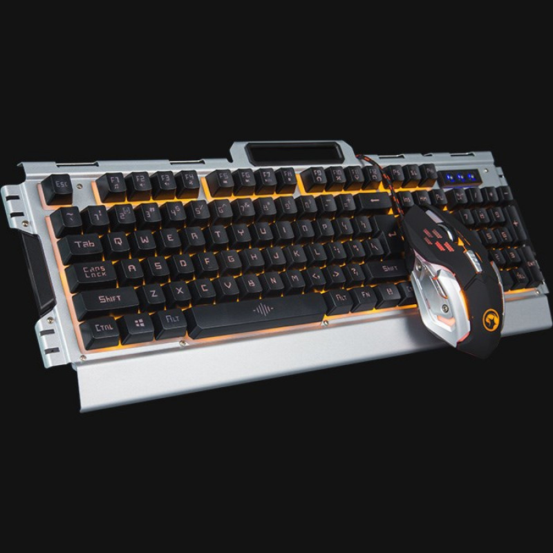 Marvo CM303 CZ kit tastiera, cuffie e mouse, argento