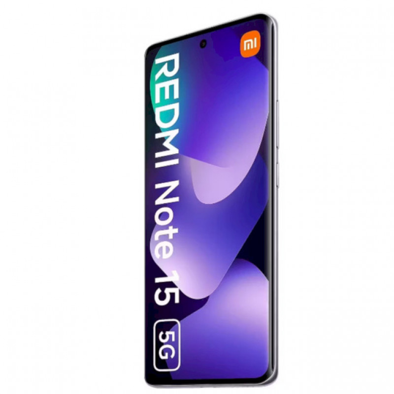 Xiaomi Redmi Note 15 5G smartphone, Dual SIM, 12 GB + 512 GB, viola nebbia