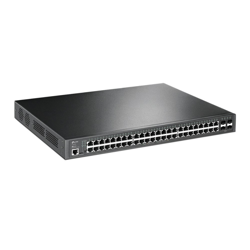 TP-Link JetStream TL-SG3452P switch di rete gestito L2/L3 Gigabit Ethernet con PoE, 1U, nero