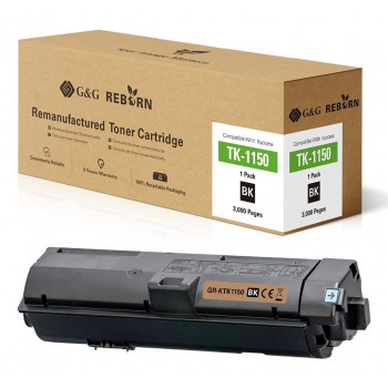 G&G toner rigenerato per Kyocera TK-1150, compatibile