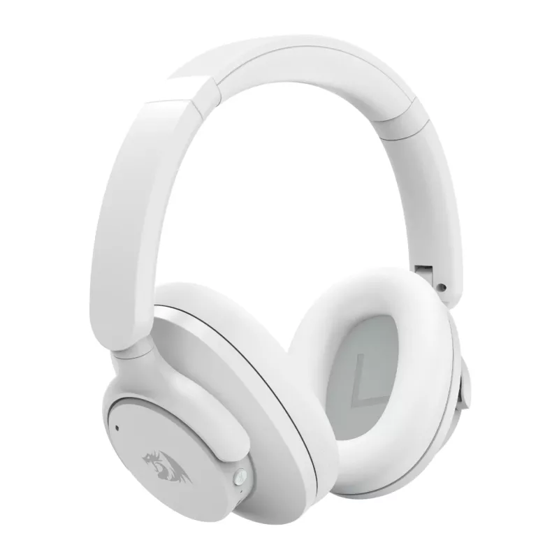 Cuffie over-ear wireless Redragon H610 VIBECORE RD-H610G, ANC, Bluetooth, bianche