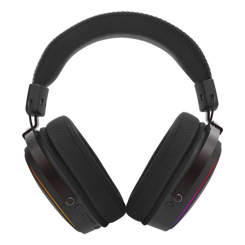 Cuffie gaming over-ear wireless Redragon FURY WRS H831, con microfono, nere