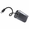 SHARGE Flow 3 power bank, 10.000 mAh, 45 W PD, cavo USB-C, nero