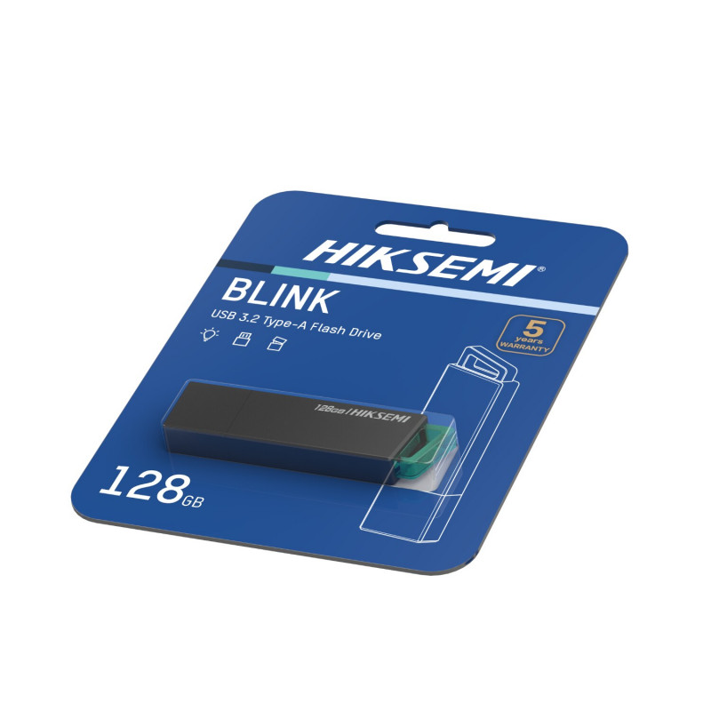 Hiksemi Blink HS-USB-E302 chiavetta USB 3.2 da 128 GB, nera