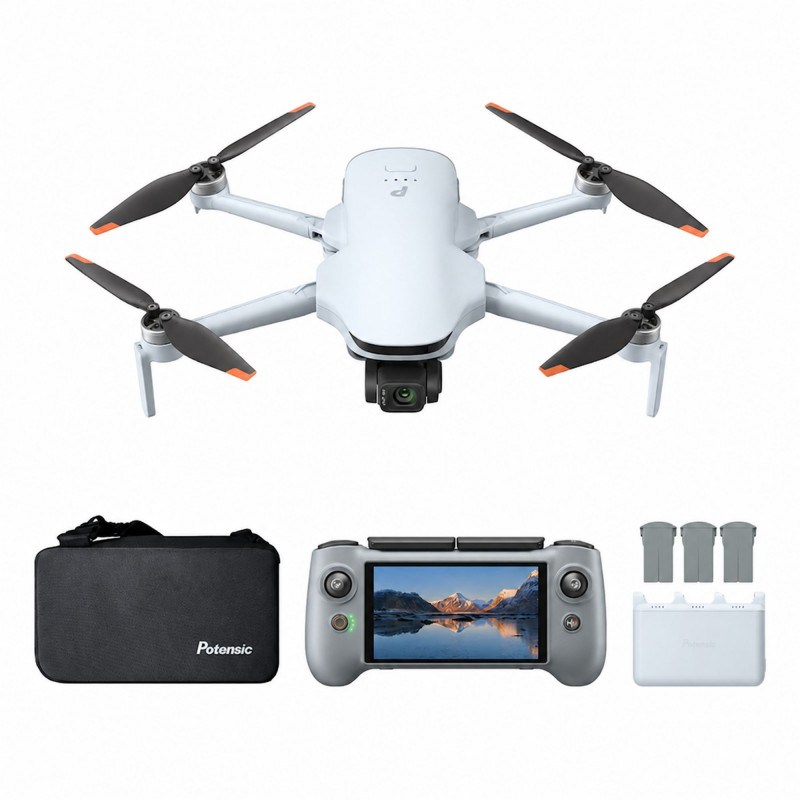 Drone Potensic Atom 3 Fly More Combo con radiocomando RC PTD 2