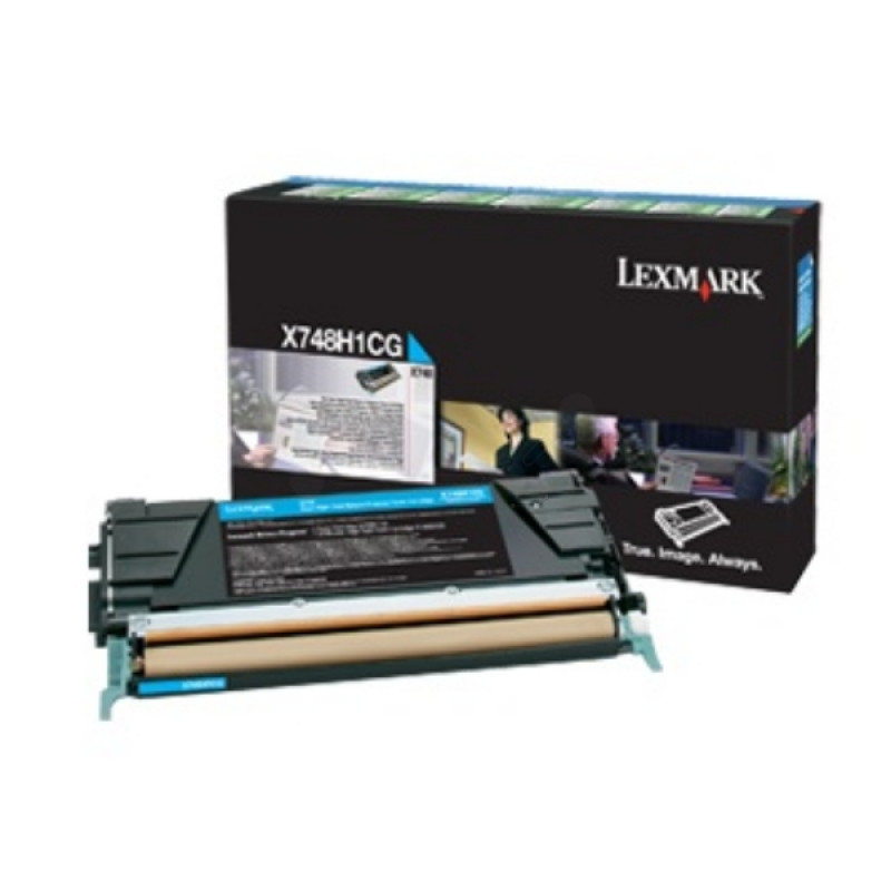 Lexmark X748H3CG cartuccia toner per X748de, X748dte, ciano
