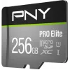 PNY PRO Elite P-SDU256V31100PRO-GE scheda di memoria microSDXC, 256 GB, UHS-I U3, A1, V30, con adattatore SD