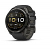 Garmin Fenix 9 Pro 010-04337-16 smartwatch, 51 mm, titanio DLC Carbon Gray, cinturino in silicone nero/Pebble Grey
