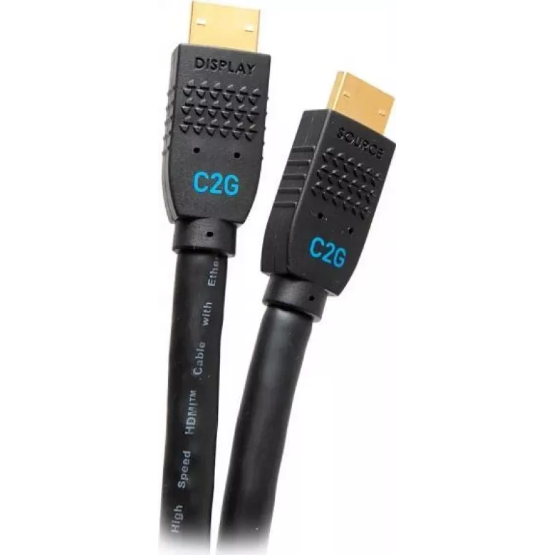 C2G C2G10379 Performance Series cavo HDMI High Speed attivo, 3,7 m, 4K 60 Hz, ultraflessibile, da incasso, classe CMG