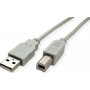Secomp STANDARD cavo USB 2.0, tipo A-B, beige, 3 m