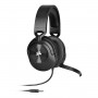 Corsair HS55 Surround CA-9011260-AP cuffie da gaming cablate con microfono, Dolby Audio 7.1, nero carbonio