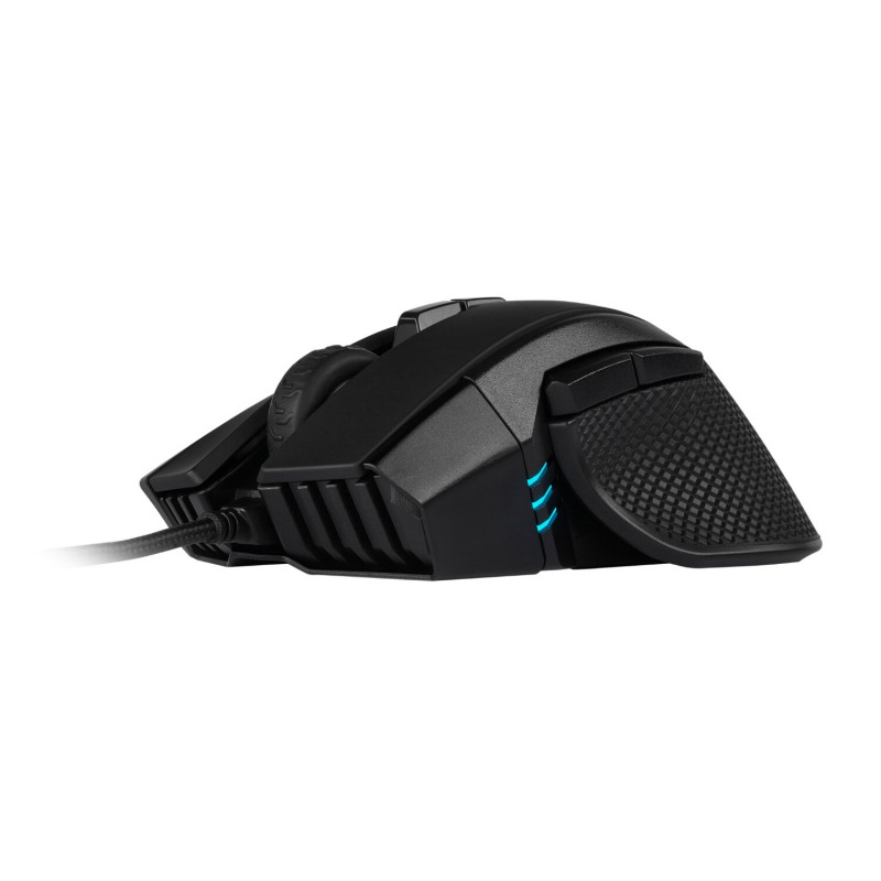 Corsair IRONCLAW RGB CH-9307011-AP mouse da gaming, 18000 DPI, nero