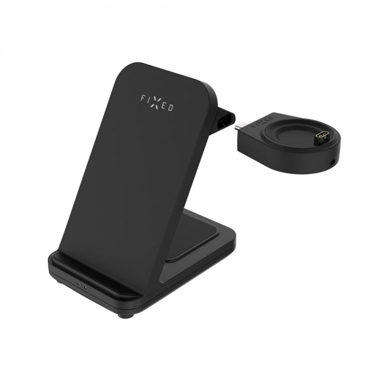 Fixed Powerstation for Garmin caricatore wireless 3 in 1, Qi, 18 W, nero