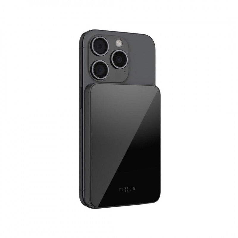 Fixed MagZen 10 Crystal batteria esterna, Qi2, 10000 mAh, nera