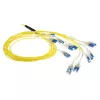 ACT 15 m cavo in fibra ottica preterminato singlemode 50/125 OS2, 24 fibre, LC, polarità twist, DC5553