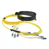ACT 15 m cavo in fibra ottica preterminato singlemode 50/125 OS2, 24 fibre, LC, polarità twist, DC5553