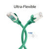 ACT FC2703 cavo patch S/FTP CAT6A, 3 m, TPE, ultraflessibile, con protezione antiaggancio, connettori RJ45, verde