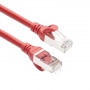 ACT FC2501 cavo patch CAT6A S/FTP ultra flessibile, 1 m, TPE, RJ45, antiaggancio, rosso