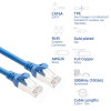 ACT FC2602 cavo patch CAT6A S/FTP ultra flessibile, 2 m, TPE, RJ45, antiaggancio, blu