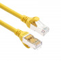 ACT FC2810 cavo patch S/FTP CAT6A, 10 m, TPE, ultraflessibile, con protezione antigancio, RJ45, giallo