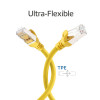 ACT FC2852 cavo patch S/FTP CAT6A, 0,25 m, TPE, ultraflessibile, con protezione antigancio, RJ45, giallo