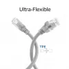 ACT FC1000 cavo patch ultra flessibile, U/UTP CAT6A, TPE, RJ45 antiaggancio, 0,5 m, grigio
