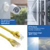 ACT FC1810 cavo patch U/UTP CAT6A in TPE ultraflessibile con connettori RJ45, 10 m, giallo