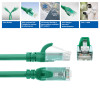 ACT FC1700 cavo patch U/UTP CAT6A, TPE, ultraflessibile, RJ45, 0,5 m, verde
