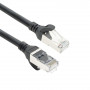 ACT FC2915 cavo patch S/FTP CAT6A ultra flessibile, TPE, con protezione antigancio, RJ45, 15 m, nero