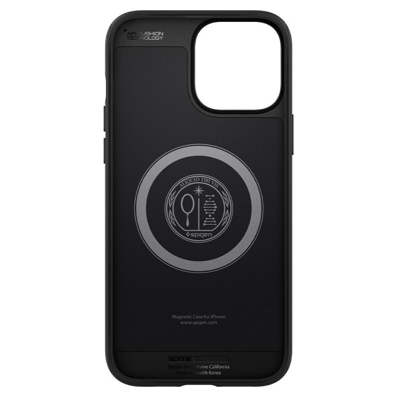 Spigen Mag Armor SPN1735BLK custodia per Apple iPhone 13 Pro, MagSafe, nera opaca