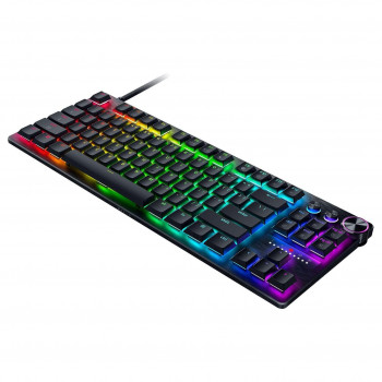 Razer Huntsman V3 Pro Low-Profile TKL tastiera gaming, switch analogici, layout DE (ISO), nera