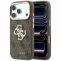 Guess 4G & Big Strass Logo custodia per smartphone iPhone 18 Pro / 17 Pro, marrone