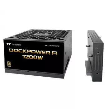 Thermaltake Dockpower FI 1200W alimentatore per PC, 80 PLUS Gold, ATX 3.1, nero