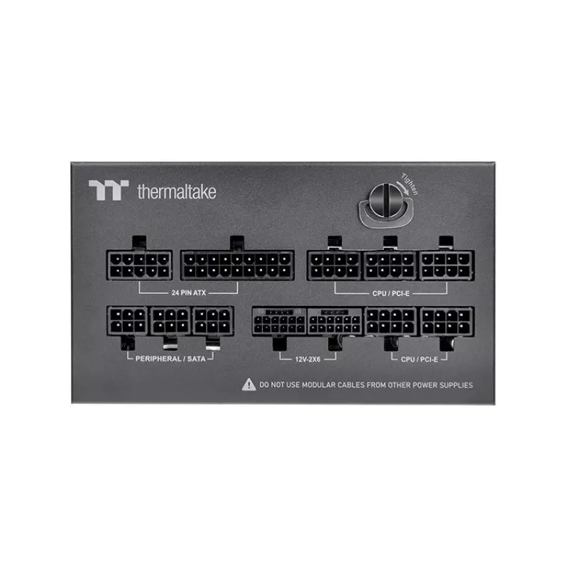 Thermaltake Dockpower FI 1200W alimentatore per PC, 80 PLUS Gold, ATX 3.1, nero