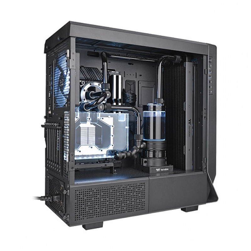 Thermaltake Pacific SR420 radiatore sottile per raffreddamento a liquido fai da te, nero