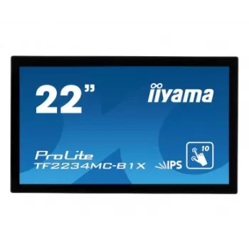 iiyama TF2234MC-B1X monitor multi-touch da 21,5″ (55,9 cm), 16:9, DVI