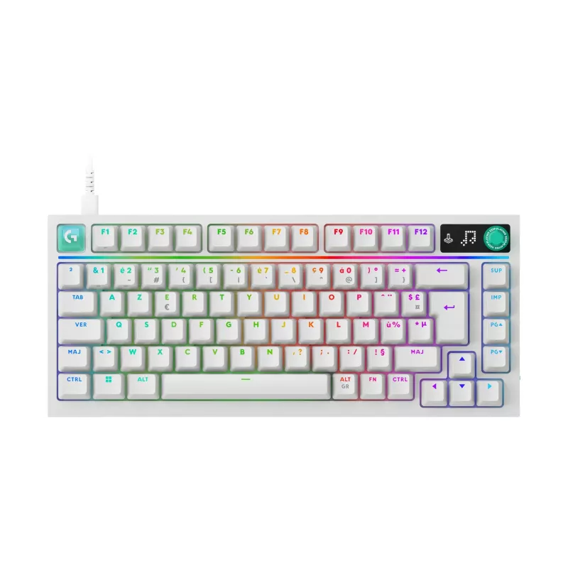 Tastiera Logitech G316 X 75, 920-014315, bianca, FR