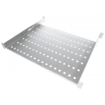 Alantec SA-P-19-1U-550-4-S ripiano fisso, 19″ 1U, profondità 550 mm, grigio