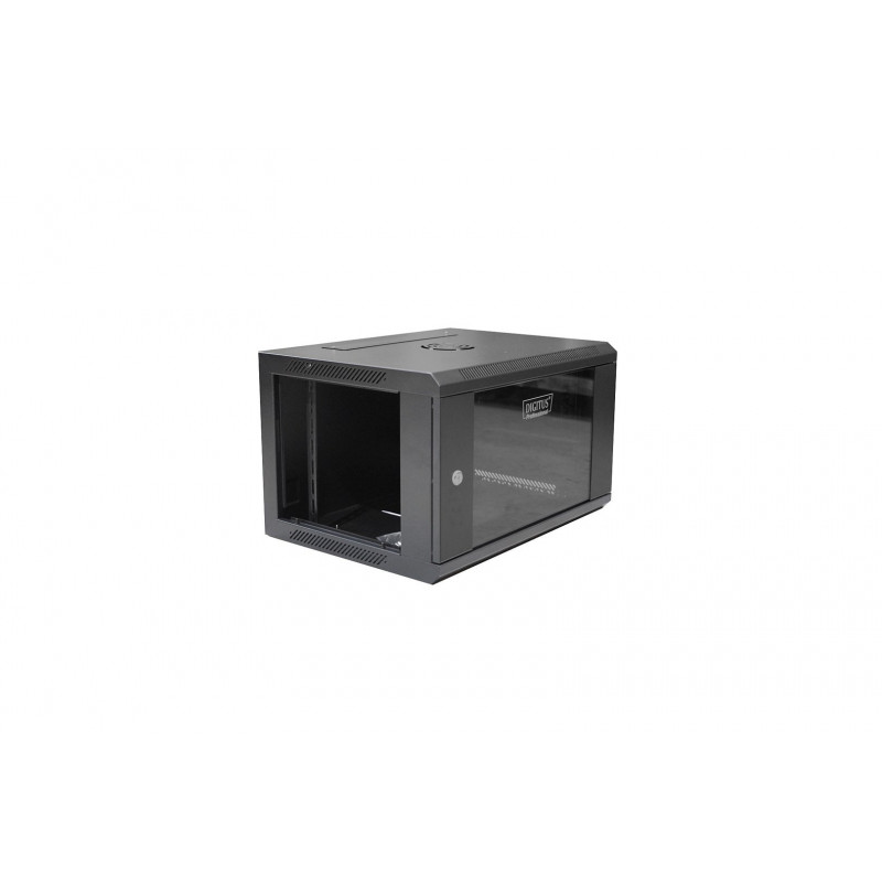Armadio rack a parete Digitus DN-W19 06U/450/B 6U, nero