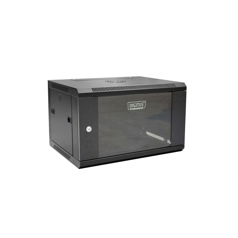 Armadio rack a parete Digitus DN-W19 06U/450/B 6U, nero